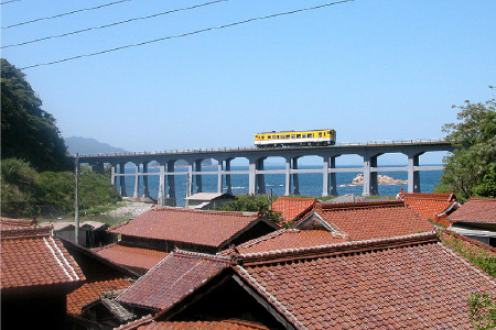 惣郷鉄橋〈阿武町〉